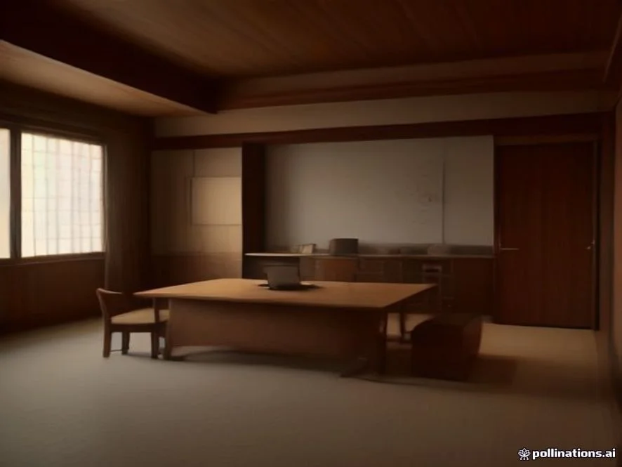 A professional legal desk setting in Japan featuring official documents, a fountain pen, and subtle warm lighting on a w